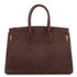 TL Bag - Leather handbag with golden hardware